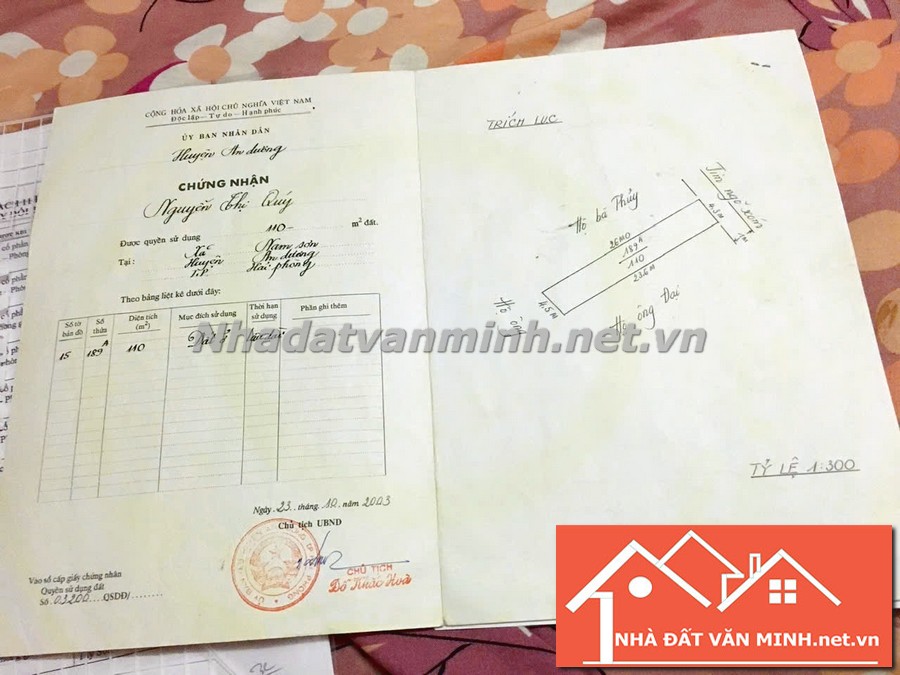 Bán đất An Dương Hải Phòng